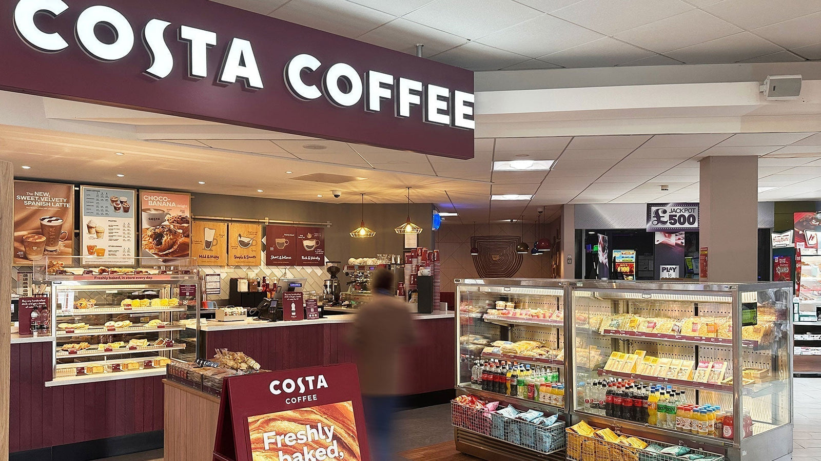 Cossiga NEXT GEN BTG and MULTIDECK TTG cabinets making 'grab and go' options a breeze at Costa Coffee