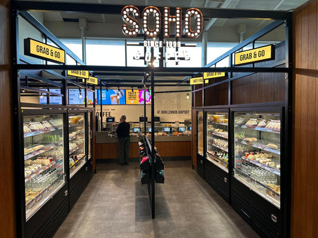 Cossiga's DTGOR and DTGHT cabinets for fast hot-and-cold grab-and-go service.