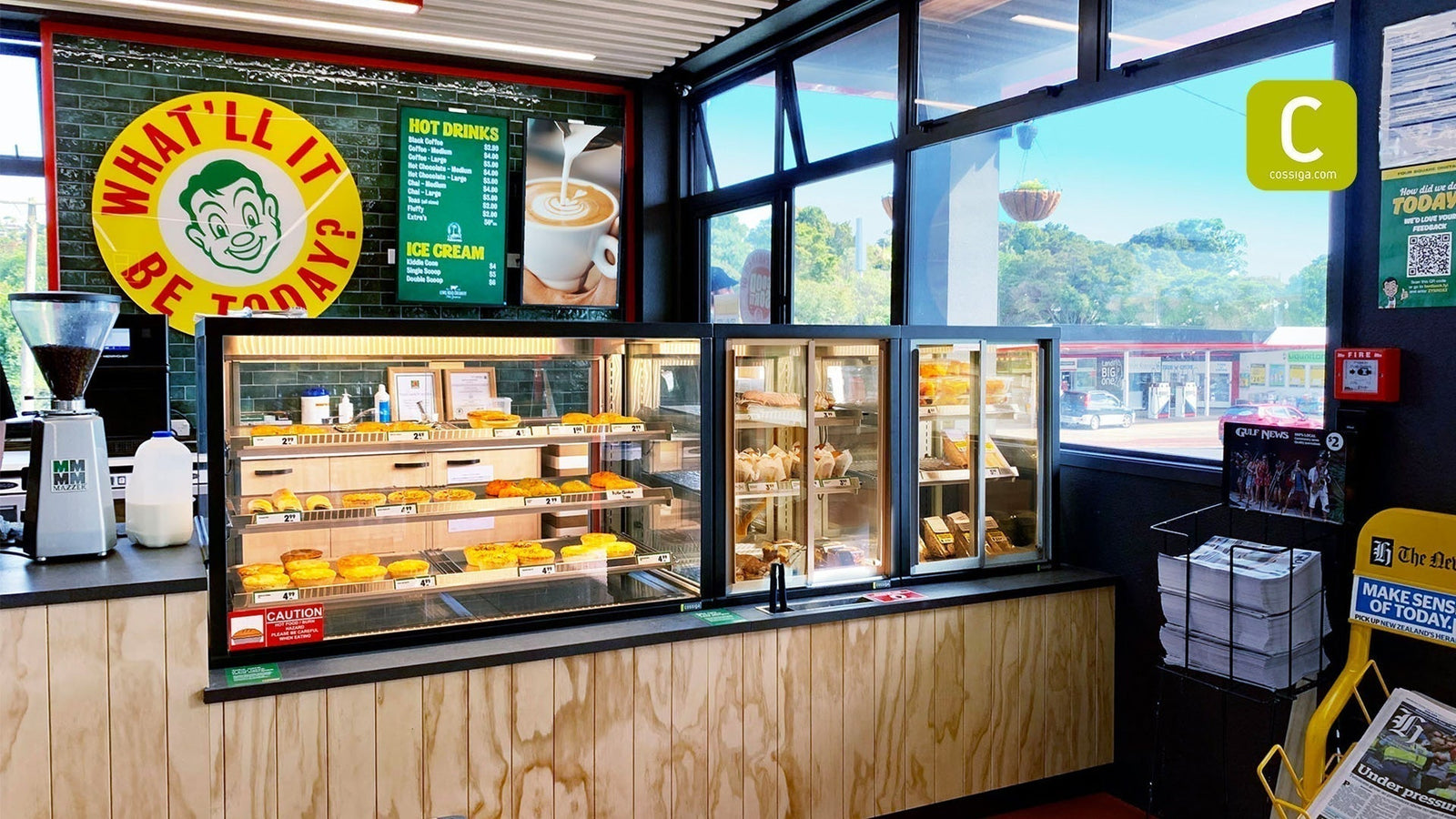 Cossiga are making food look great at Four Square, a chain of convenience stores in New Zealand.