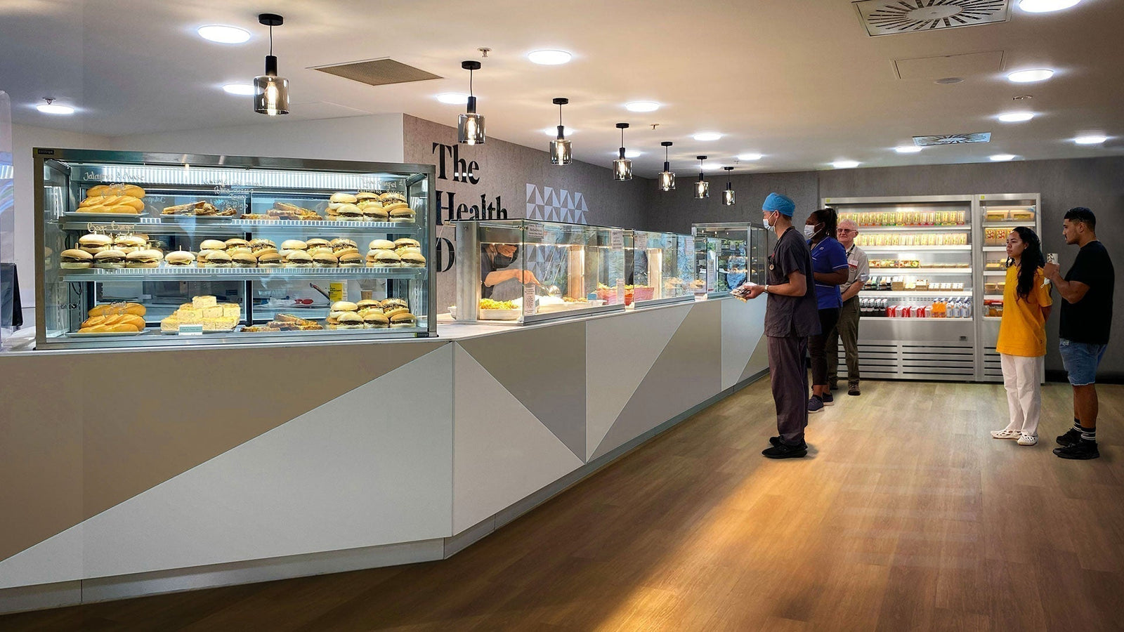 Cossiga LINEAR LS and COUNTER-TOP STG cabinets at Wellington Hospital