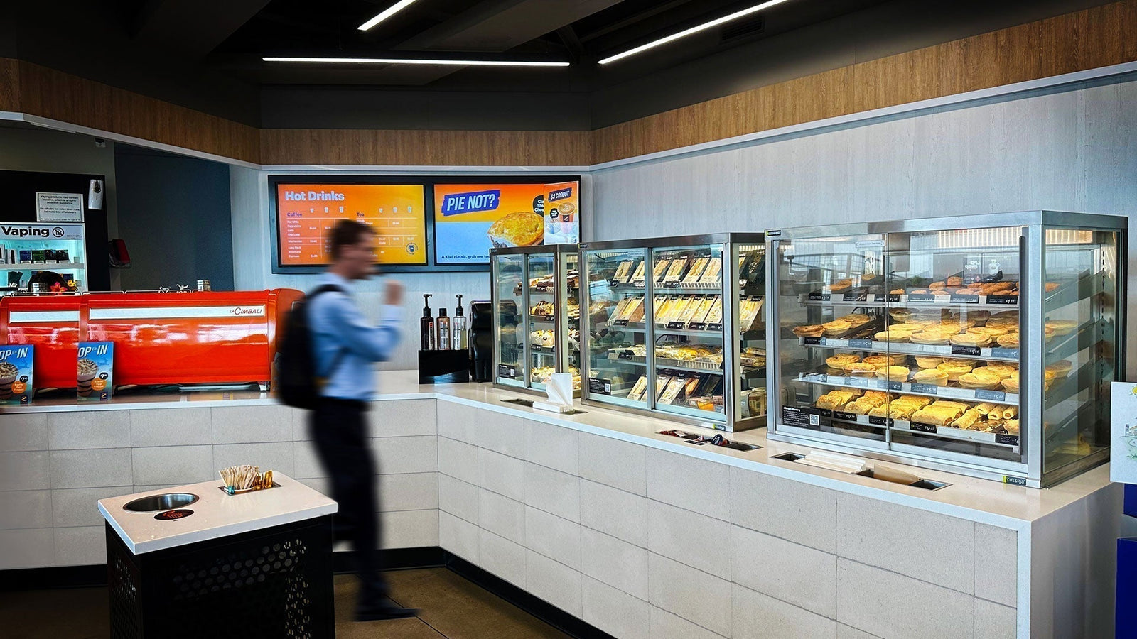 Cossiga heated and refrigerated COUNTER-TOP STG and MULTIDECK DTG cabinets at these busy petrol stations around New Zealand.